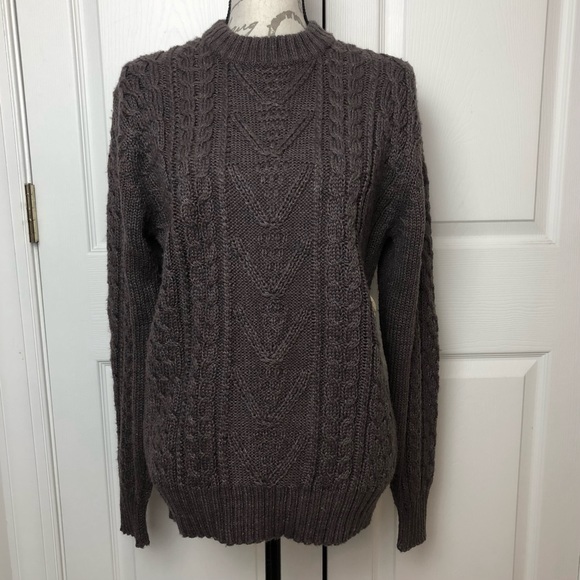 Vintage Sweaters - Vintage Oversized Knit Grandpa Sweater